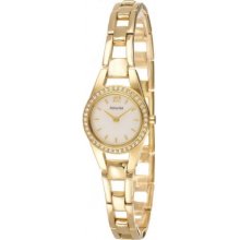 LB1524P Accurist Ladies Core Classic Stones Gold Watch