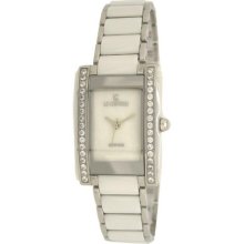 Le Chateau Persida LC Women's Ceramic Watch w/Zirconias & Mother ...