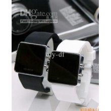 Led Watches Fashion Watch White Watch Most Popular Mirror Table Crea