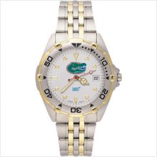 Logoart University Of Florida Men's All Star Bracelet Watch With Team Logo Dial