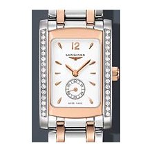 Longines DolceVita Two Tone Diamond 19x24mm Watch - White Dial, Two Tone Bracelet L51555197 Sale Authentic