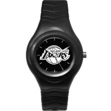 Los Angeles Lakers Shadow Black Sport Watch w/White Logo