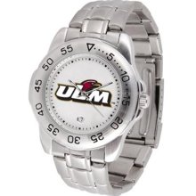 Louisiana-Monroe Warhawks Mens Sports Steel Watch