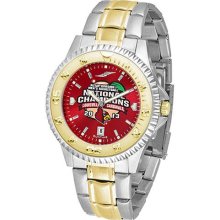 Louisville Cardinals wrist watch : Louisville Cardinals 2013 NCAA Men's Basketball Champions Competitor Two-Toned Watch with Anochrome Dial