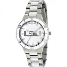 LSU Tiger wrist watch : LSU Tigers Ladies Pearl Stainless Steel Watch