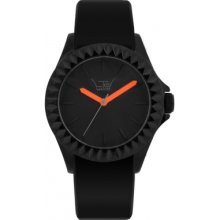 LTD-290108 LTD Watch Unisex Limited Edition Black Dial Orange Hands Ru...