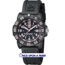 Luminox Watch Colormark 750 Series Womens Black With Pink Rubber Strap $350.