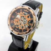 Luxury Elegant Special Transparent Dial Stainless Steel Automatic Watch