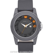 Mbm4012 Marc Jacobs Women Icon Stripe Grey Tone Band Watch