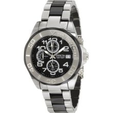 Menâ€™s Invicta Limited Tungsten & Ceramic Stainless And Black Watch 1248