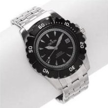 Men's Automatic All Stainless Steel Unidirectional Bezel Stainles ...