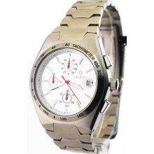 Mens Croton Steel Chrono Tachymeter Watch CC311282SSSL