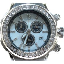 Mens Diamond Richard & Co Watch Round Cut H Color RC-3013 1.00ct