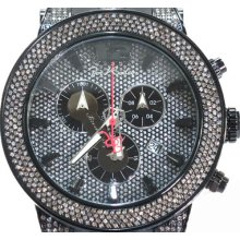 Mens Diamond Round Cut H Color Joe Rodeo Broadway Watch JRBR6 5.00ct