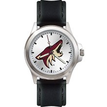 Mens Fantom Phoenix Coyotes Watch With Leather Strap