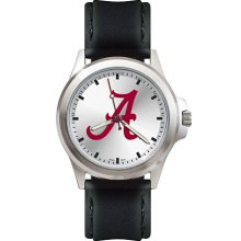 Mens Fantom University Of Alabama Crimson Tide Watch With Leather Strap