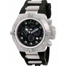 Mens Invicta Subaqua Noma Iv Swiss Chrono Stainless & Black Poly Watch 1388