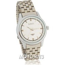 Men's Lovers Collection Stainless Steel Watch (White)