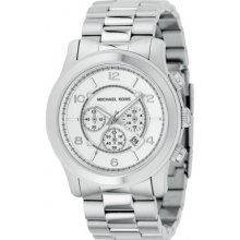 Mens Womens Unisex Michael Kors Mk8086 Mens Steel Oversize Watch