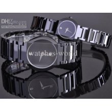 Mft Black Ceramic Watch Men's Watches Quartz Movement Sapphire Surfa