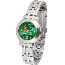 Miami Hurricanes Women's Modern Stainless Steel Watch