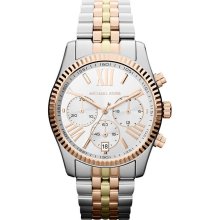 Michael Kors Lexington Tri-Tone Chronograph Women's Watch MK5735