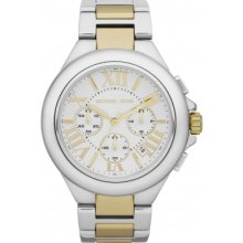 Michael Kors Mk5653 Ladies Two Tone Chronograph Watch