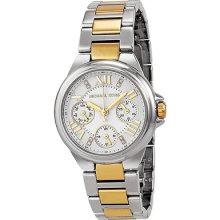 Michael Kors Multi-function White Dial Two-tone Ladies Watch Mk5760