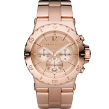 Michael Kors Rose Golden Chronograph Watch