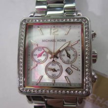 Michael Kors Women's Watch Chrono All Stainless S Crystal Mop Dialoriginal Japan