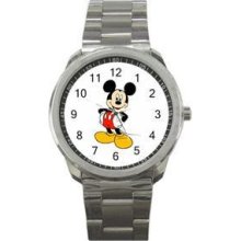 Mickey 2 Mouse Japan Quartz Metal Sport Watch