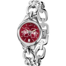 Mississippi St Bulldog watches : Mississippi State Bulldogs Ladies Stainless Steel Eclipse AnoChrome Watch