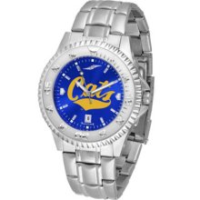 Montana State Bobcats Competitor AnoChrome Men's Watch with Steel Band