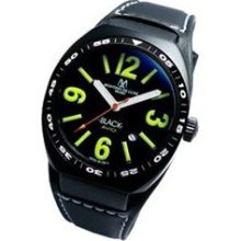 Montres De Luxe Aviomens Avi-40-Qz-N-G Black Watch ...