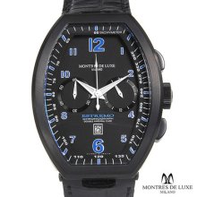 Montres De Luxe Milano Estremo Chronograph Men's Watch Black Case 01370584