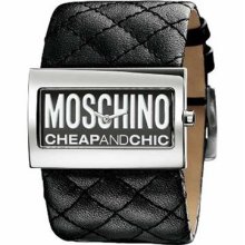 Moschino Mw0013 Ladies 'Time For Fashon' Black Strap Watch