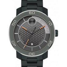 Movado Bold Black Ion Titanium Mens Watch 3600097