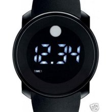 Movado Bold Touch Black Dial Black Large Mens Watch 3600144