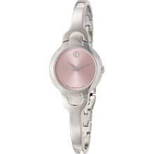 Movado Kara Women's Pink Dial Steel Watch