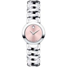 Movado Rondiro Pink Dial Ladies Watch 0606418