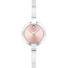 Movado Womens Bella Pink-Dial Watch