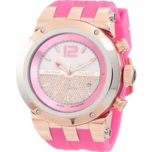 Mulco BLUEMARINE Chronograph Pink Rubber Unisex Watch MW5-1621-083