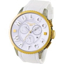 Mulco Stainless Steel Chronograph atch D Collection White Dial