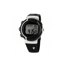 Multifunction Digital Pulse Rate Calories Counter Wrist Watch - Black (1 x 2032)