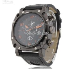 New Casual Collection Men Sport Quartz Wrist Watch Black Silicone An