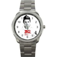 NEW Sport Metal Wristwatch Stainless 30 seconds to mars