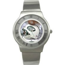 New York Jets Unisex Ultra Slim Stainless Steel Watch 09