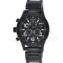 Nixon 42-20 Chrono A037 All Black | Metal Bracelet | 42.25mm | 200m |