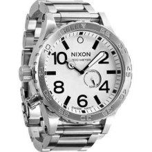 Nixon 51-30 Stainless Steel Tide Watch - White