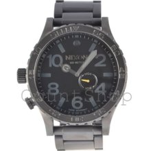 Nixon 51-30 Tide A057 All Gunmetal/black | Metal Bracelet | 300m |